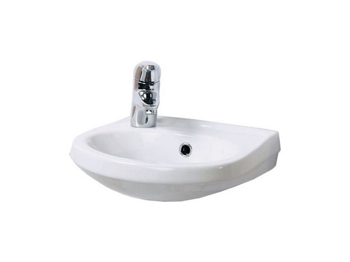 УМЫВАЛЬНИК-МИНИ ЛАДА С ХРОМИРОВАННЫМ ОБРАМЛЕНИЕМ (БЕЛЫЙ, ВКС) 15235