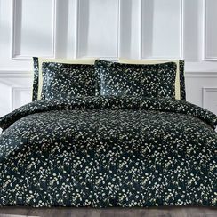 Постельное белье VALENTINE чёрный жатка deluxe TIVOLYO HOME Турция