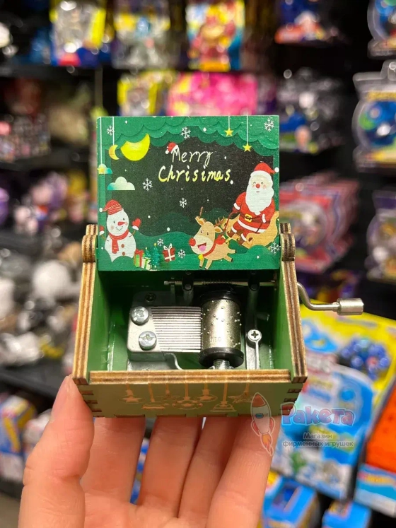 Музыкальная шкатулка детская новогодняя