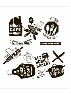 Интерьерные наклейки для кухни стикеры на холодильник, фартук и стены