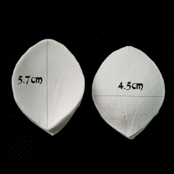 Молд вайнер силиконовый для лепки цветов "Лепесток Гардении"