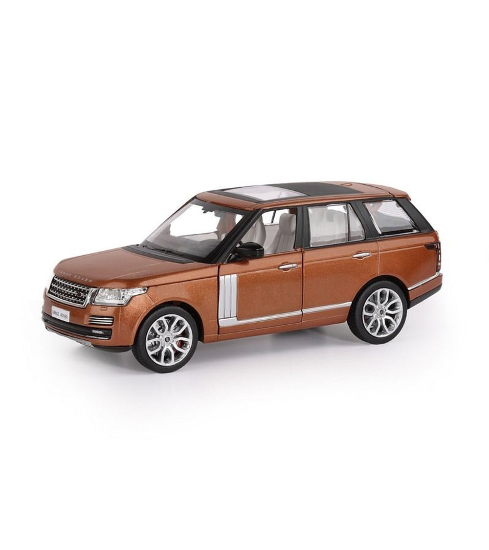 Машина "АВТОПАНОРАМА" Range Rover, оранжевый, 1/26, свет, звук, в/к 24,5*12,5*10,5 см