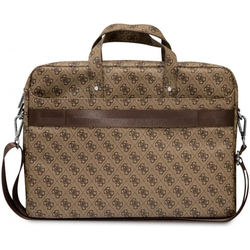 Сумка Guess 4G Bag with Triangle metal logo для ноутбуков 15"/16", Коричневая (GUCB15P4TW)