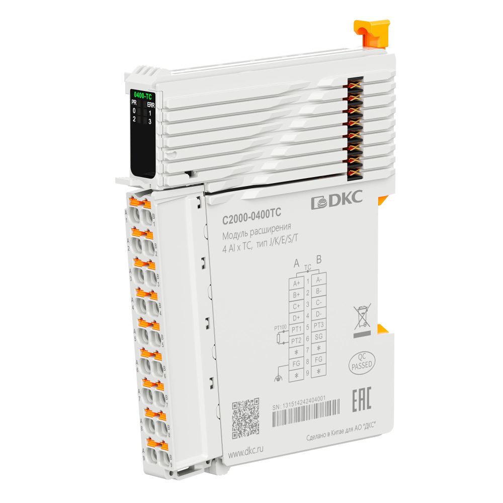 Модуль расширения C2000, 4 AI - TC тип J/K/E/S/T