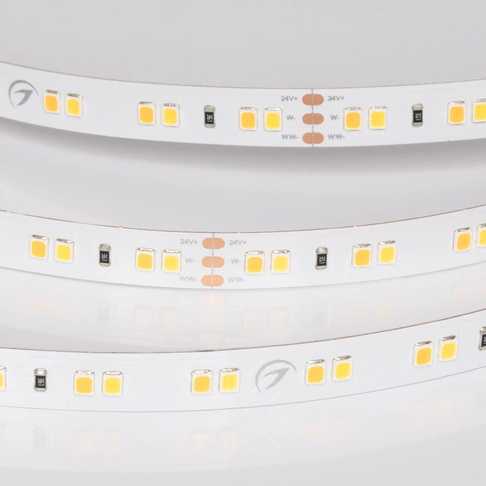 Светодиодная лента UL-A120-10mm 24V Day-MIX (10 W/m, IP20, 5m) (Arlight, Изменяемая ЦТ) 055617