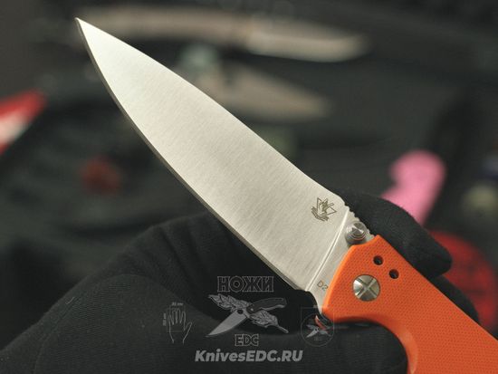 Складной нож Steelclaw Кедр-3 оранжевый c клинком из стали D2, рукоять G10
