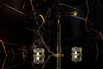Boheme Смеситель на столешницу AURA на 3 отв. GOLD