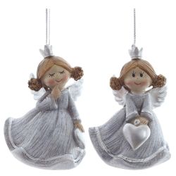 GAEM Фигурка декоративная подвесная "Ангел", L5 W4,5 H7,5, 2в.
