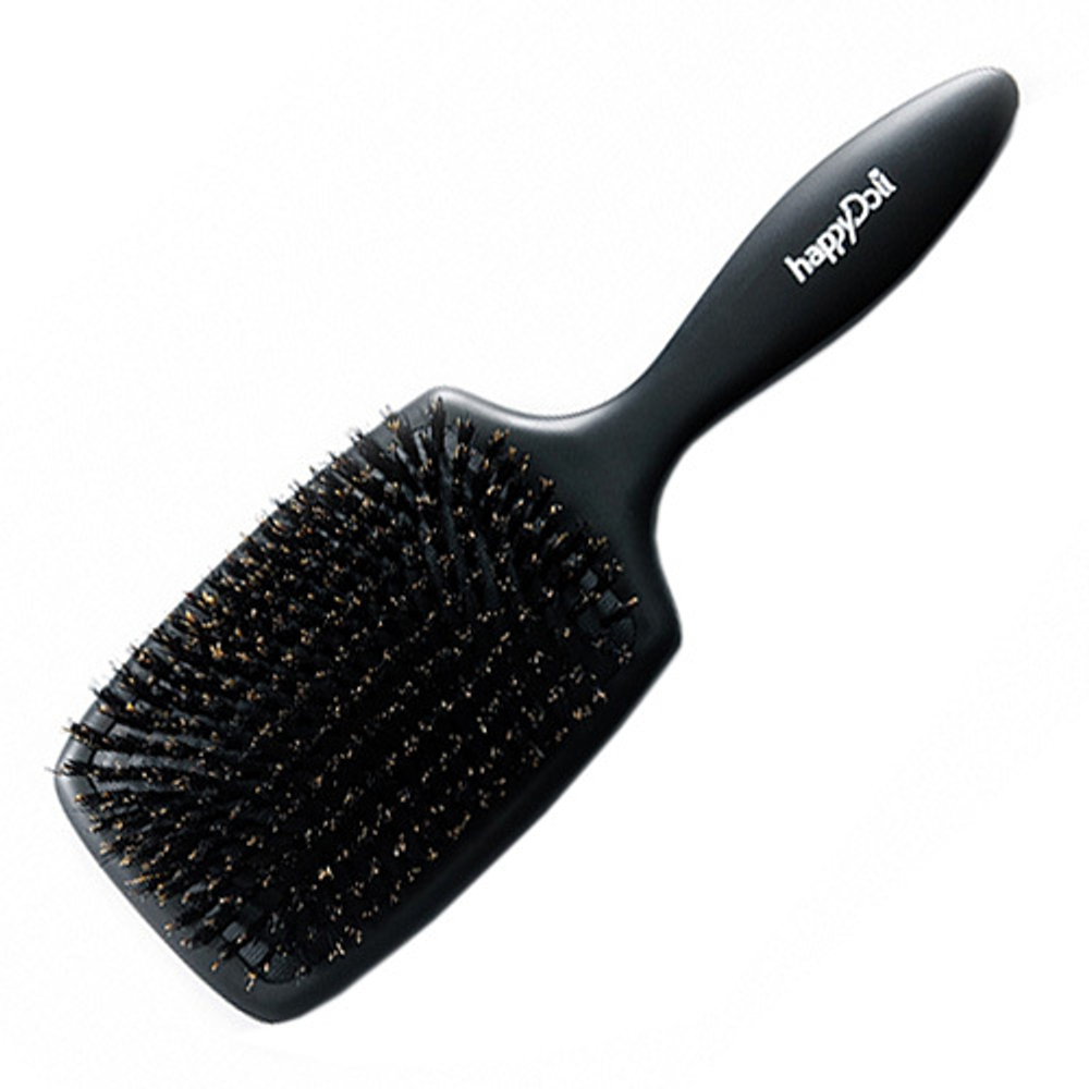 Щетка массажная с натуральной щетиной happyDoll 12396