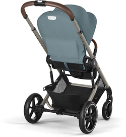 Cybex Детская коляска Balios S Lux BLK 2 в 1 цвет Stormy Blue