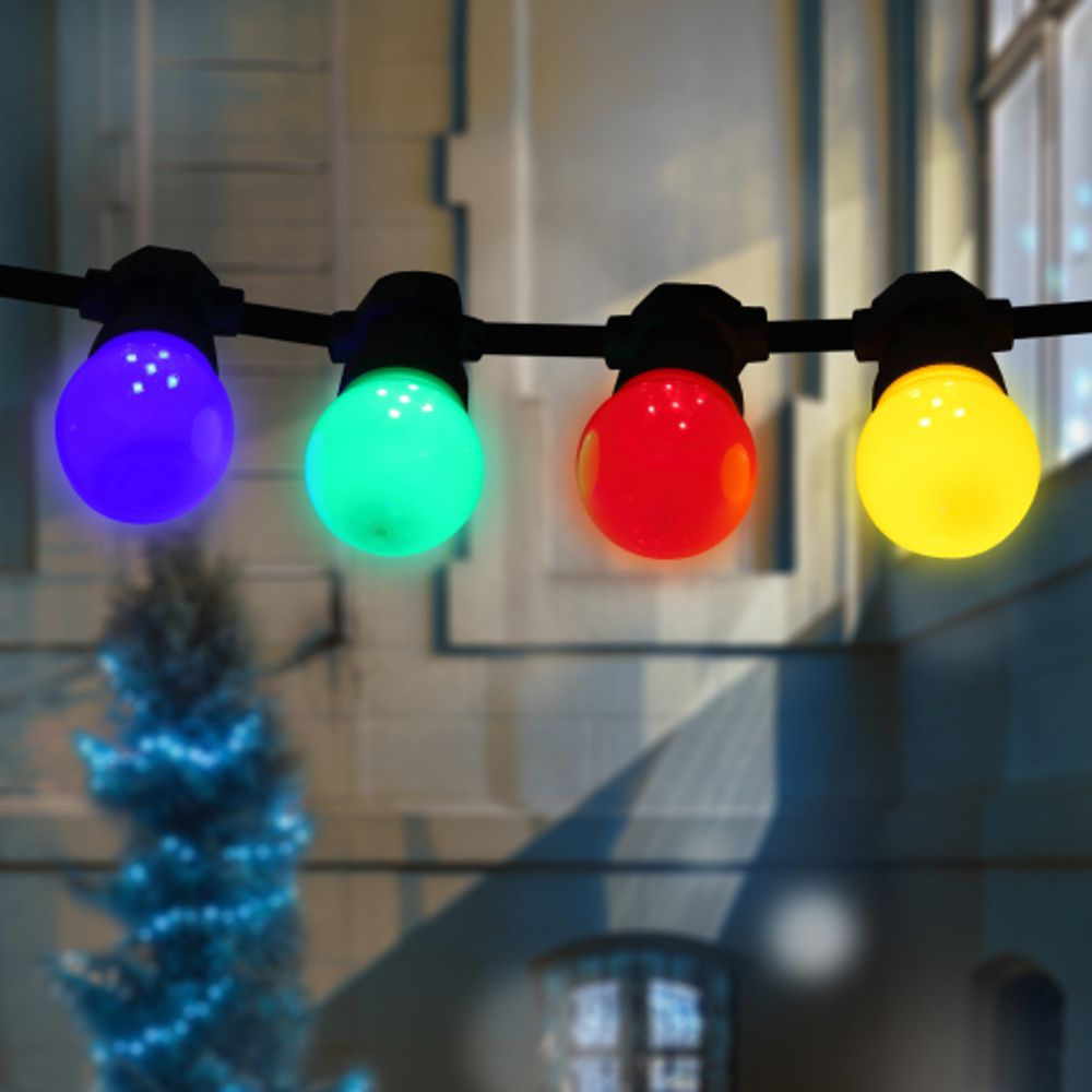 ERABL-MK10 ЭРА Гирлянда ЭРА Белт-лайт набор 10 м, 30 LED (шаг 30 см), мульт., 220 В, кауч. изол,IP65