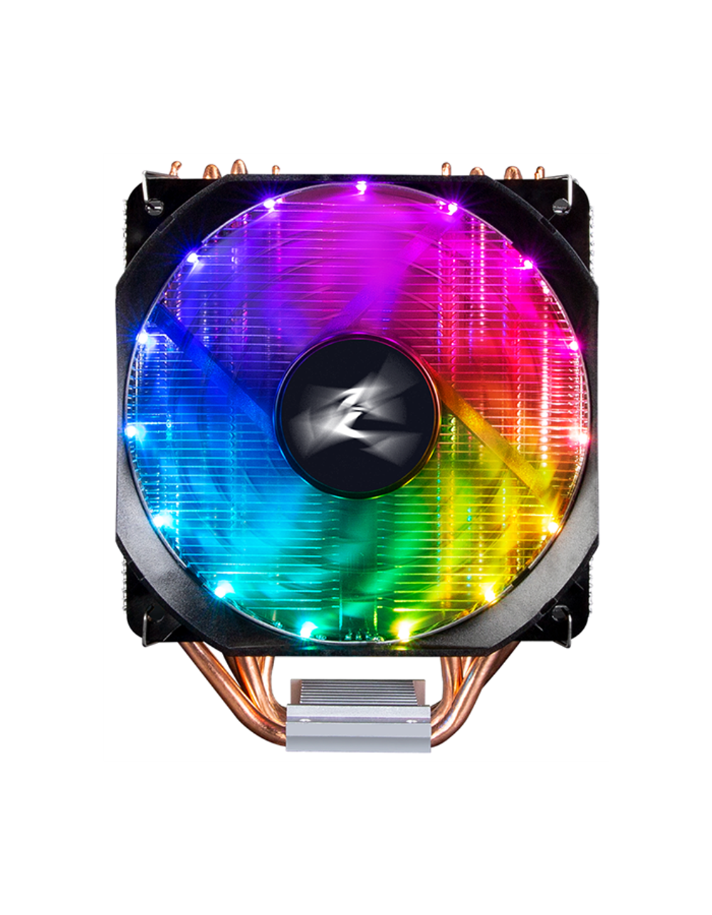 ZALMAN CNPS9X OPTIMA RGB, 120mm RGB FAN, 4 HEAT PIPES, 4-PIN PWM, 600-1500 RPM, 26DBA MAX, LONG LIFE BEARING, FULL SOCKET SUPPORT