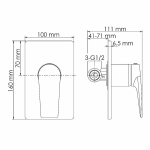 Смеситель для раковины WasserKRAFT A55543 золото