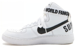 Кроссовки Supreme X Nike Air Force 1 World Famous White