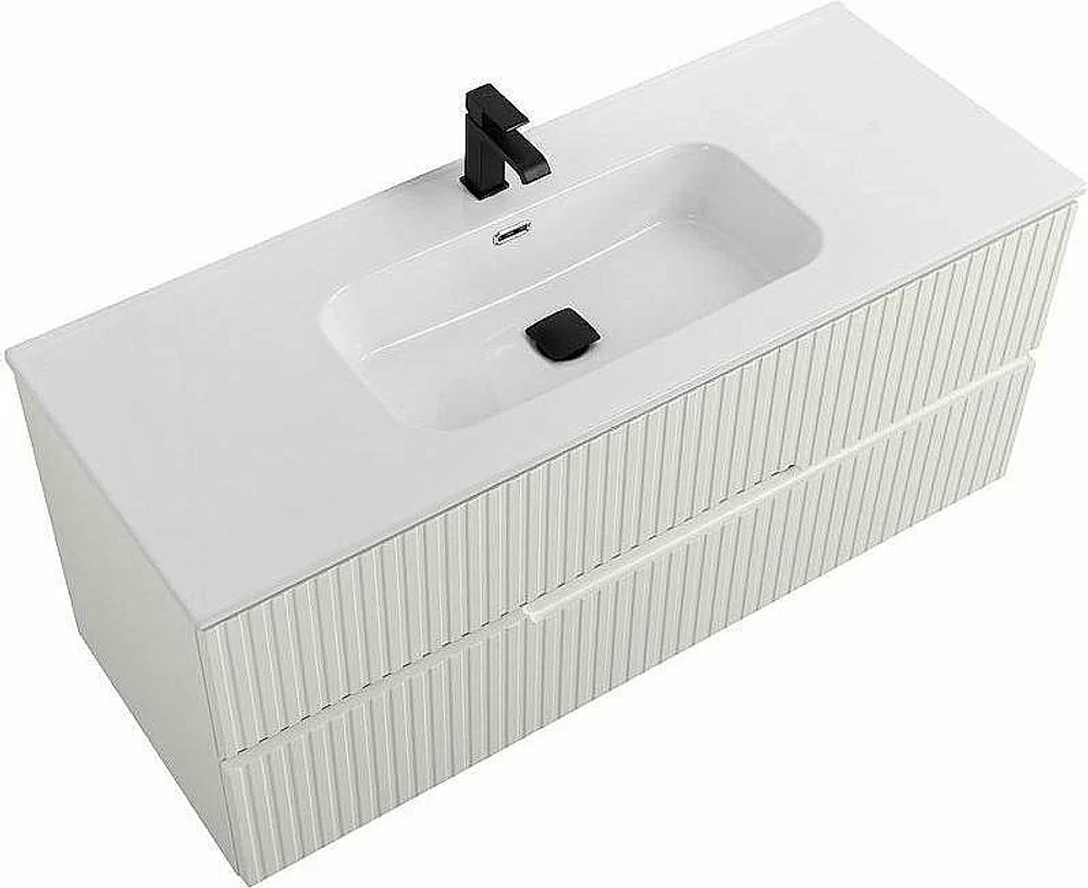 Тумба с раковиной Cezares DUET-N 120 DUET-N-1200-2C-SO-AS-P альпака брашированная
