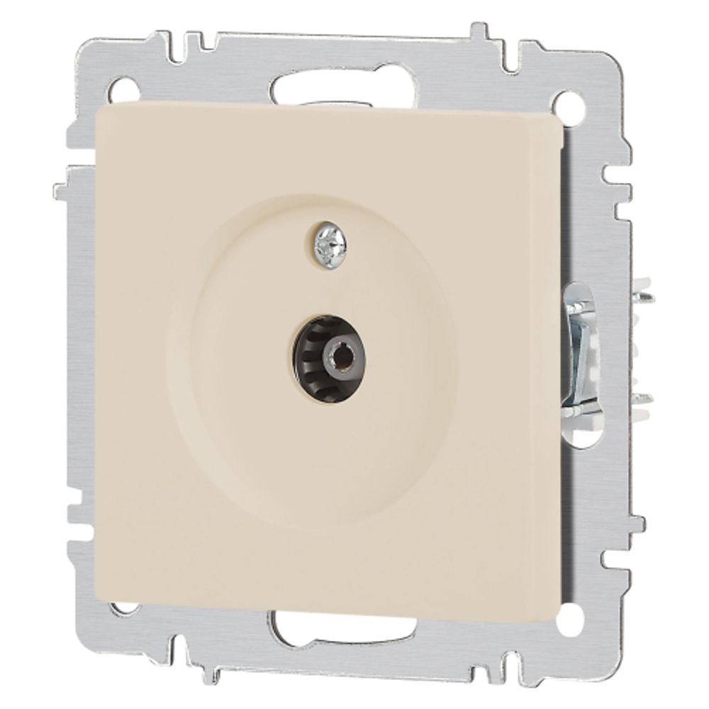 Розетка Intro Accent 6-301-02 TV одиночная, IP20, СУ, слоновая кость