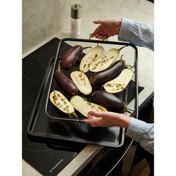 Противень для запекания с решеткой-гриль Roast Masters, 36х45 см, черный