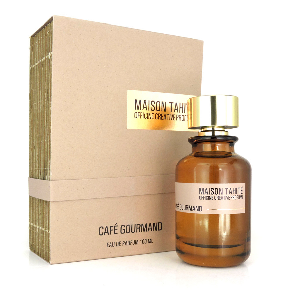 Maison Tahite Cafe Gourmand — парфюмерная вода для мужчин и женщин. Кофе и шафран, молочно-древесный акцент сандала и пачули, мускус и лесной орех.