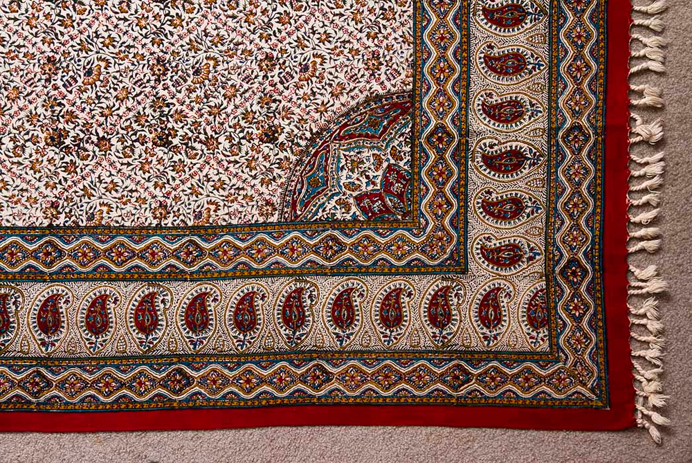 Иранска скатерть каламкари 200 х 135 см Ghalamkar Esfahan 20720287 Иран