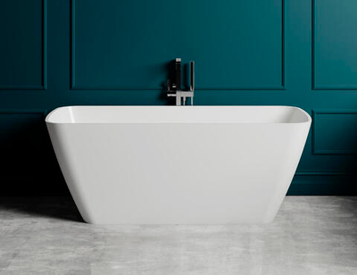 Ванна каменная отдельностоящая матовая 180х80 Salini AGATHA 100221MRH окрашена по RAL снаружи