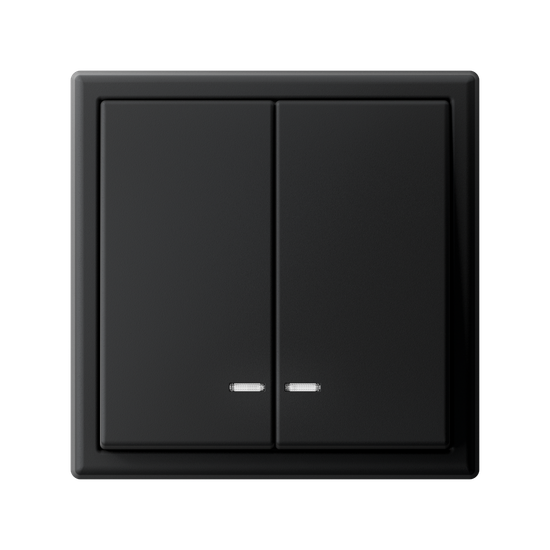 Выключатель 2-кл. ArtGallery (сх. 5а) 10AX с подсветкой быстрозажим. клем. механизм карбон SE GAL001053S