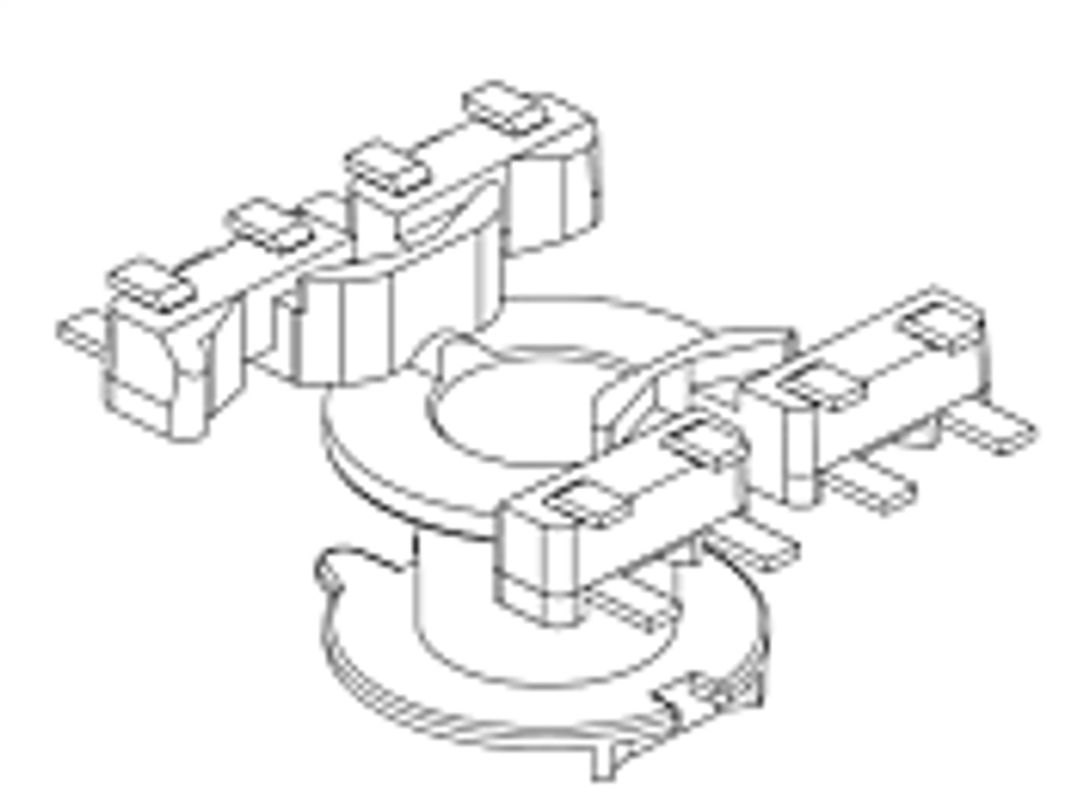 RM5 Каркас 1 сек. 8 выв. SMD RM5-8P-J-3,75-B-1