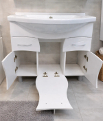 Тумба Алекса 90 с умывальником Эльбрус 90 (в комплекте)