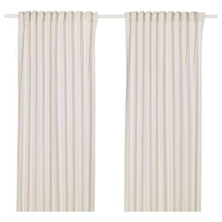 IKEA HANNALILL  (ИКЕА ХАННАЛИЛЛ)  -  Штора, 2 шт, бежевый, 145x300 см