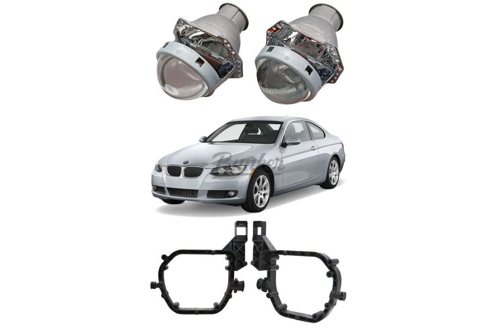 Готовый комплект для замены штатных линз Bosch AL, автокоррекор, BMW 3 E92 дорестайлинг 2006-2009