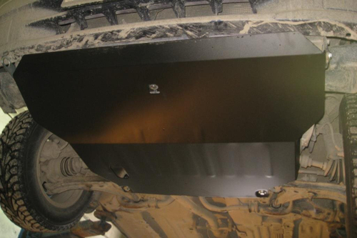 Защита ALFeco картера двигателя и кпп для Nissan Sunny B14 2WD 1994-1998, V-1,5 (сталь 2 мм) арт.ALF1540st