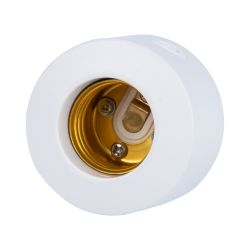 ULH-A180 E27-WF WHITE Умный патрон-адаптер Wi-Fi+Bluetooth. под лампу Е27. 220В. 100Вт. Белый. Голосовое управление+приложение UnielSmart. TM Uniel