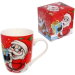 Кружка керамическая 350мл «Новогодние чудеса» в подарочной коробке, микс рисунков