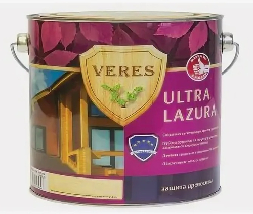 ВЕРЕС УЛЬТРА ЛАЗУРА №7 МАХАГОН 2,7л (1/4) "VERES"