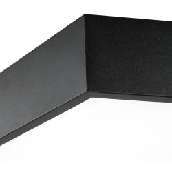 Светильник LED ЭРА Geometria SPO-121-B-40K-038 Hexagon 38Вт 4000K 4000Лм IP40 600*80 черный подвесной драйвер внутри | Декоративные светильники Geometria