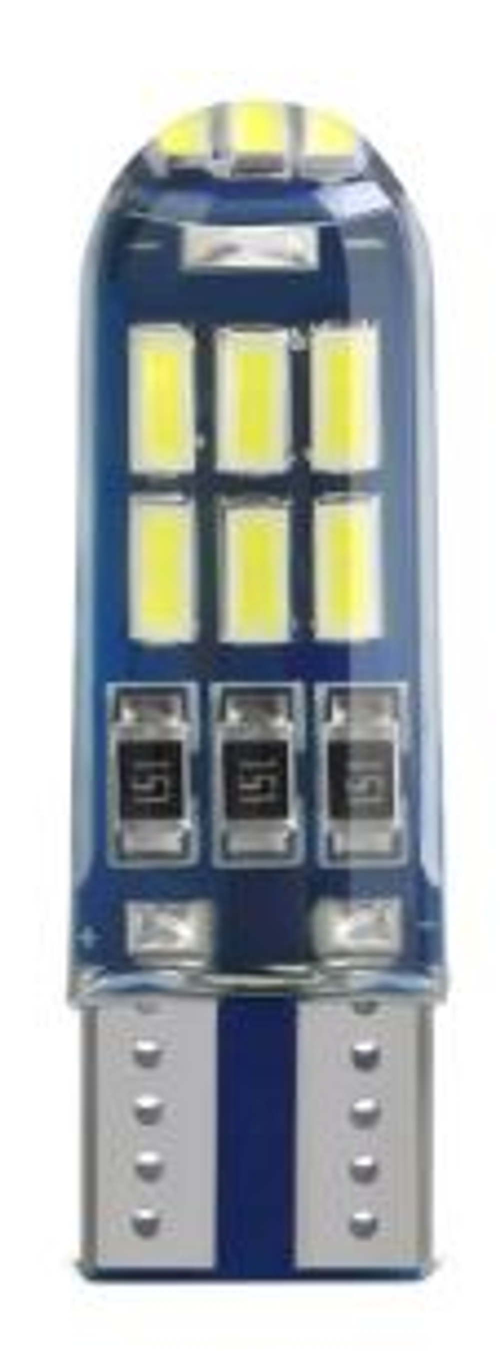 Светодиод 12V T10 15SMD 4014 WHITE CAN 1,9W (без цок) (бл2шт) GQY-5065