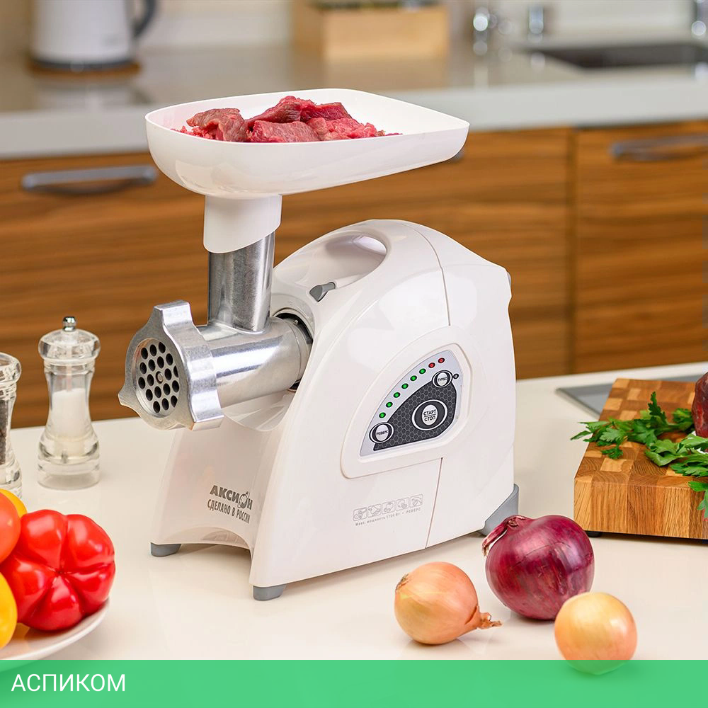 Мясорубка Аксион М42.03 белый