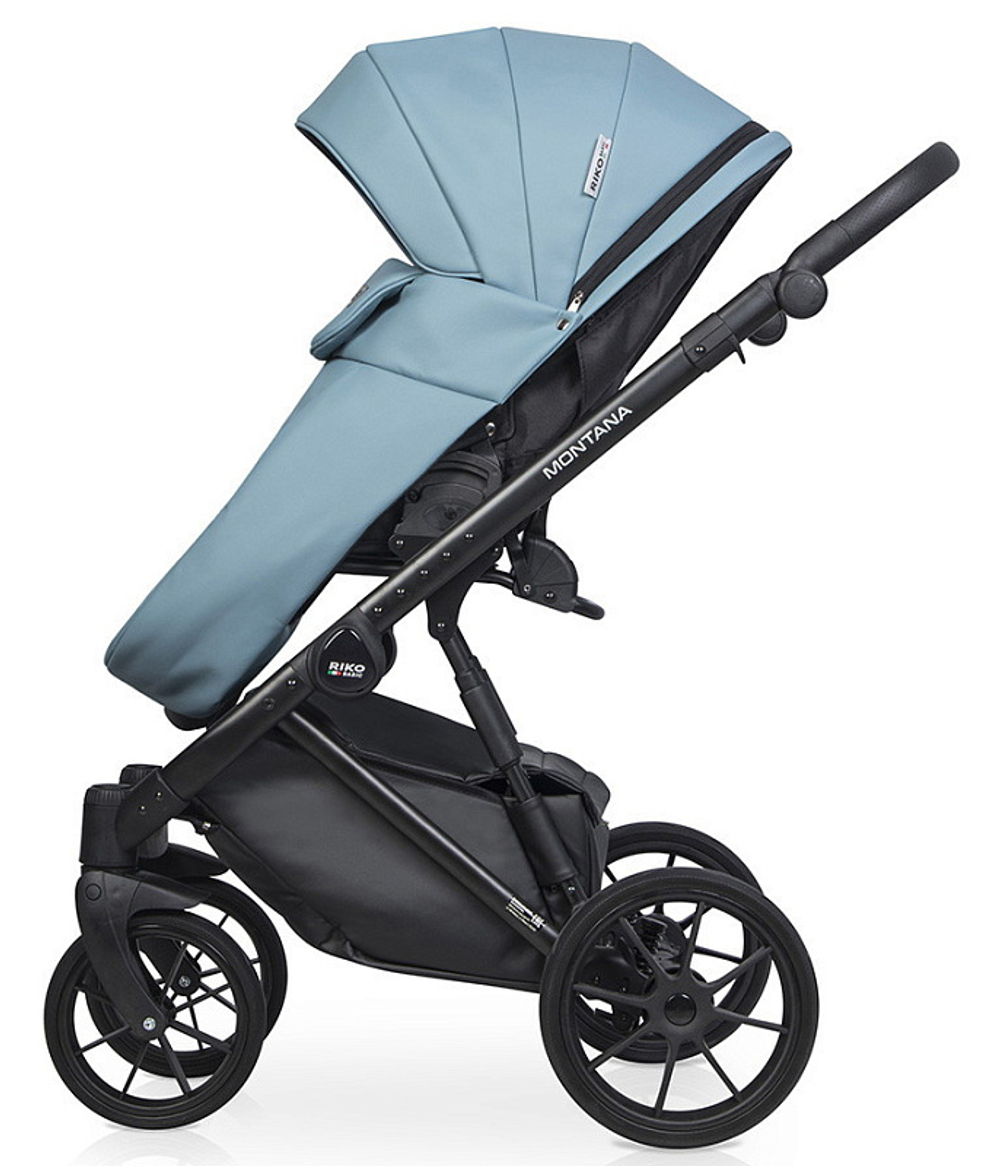 Детская коляска Riko Basic Montana Ecco 2 в 1 16 Blue