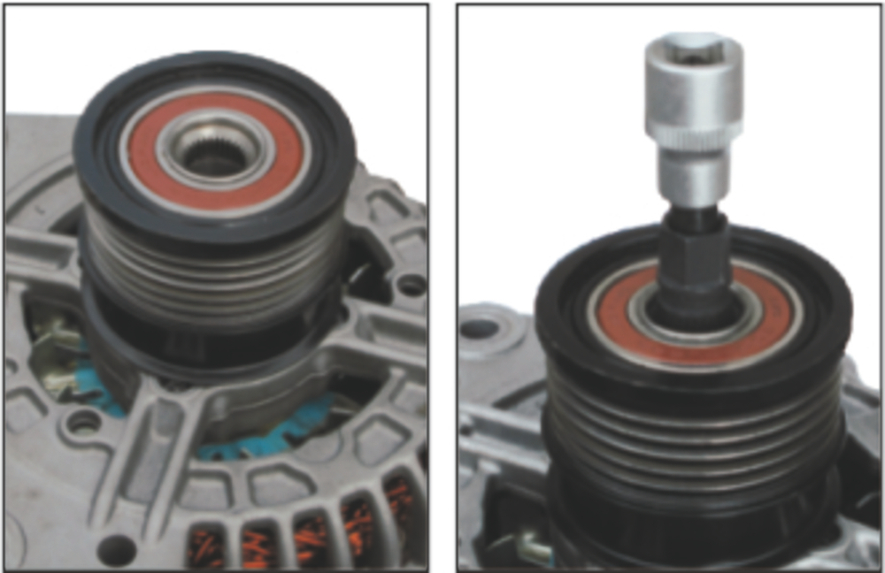 Фиксатор шкива генератора 3/8"хMIO/12ммх31T (внешний диаметр 14мм) JTC