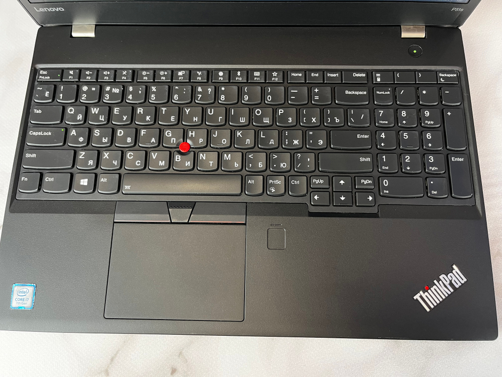 Ноутбук Lenovo ThinkPad P51s, Core i7-6500U, 15.6", FHD, IPS Quadro M520 2Gb, Windows Pro, Чёрный, Русская раскладка