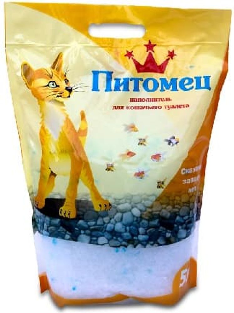 Силикагелевый наполнитель ТМ "Питомец" 5л Силикагелевый наполнитель ТМ "Питомец" 5л