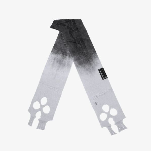 Шарф Nosebleed Two Spray-Painted Distressed Logo серый - фото 1