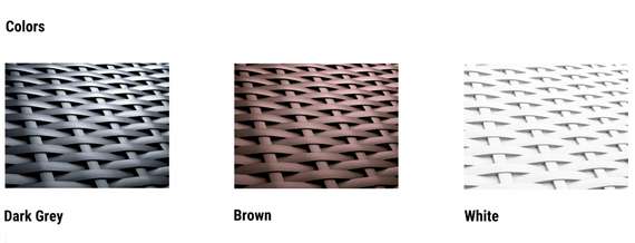 Диван пластиковый плетеный угловой с подушками Monaco Lounge Corner, коричневый