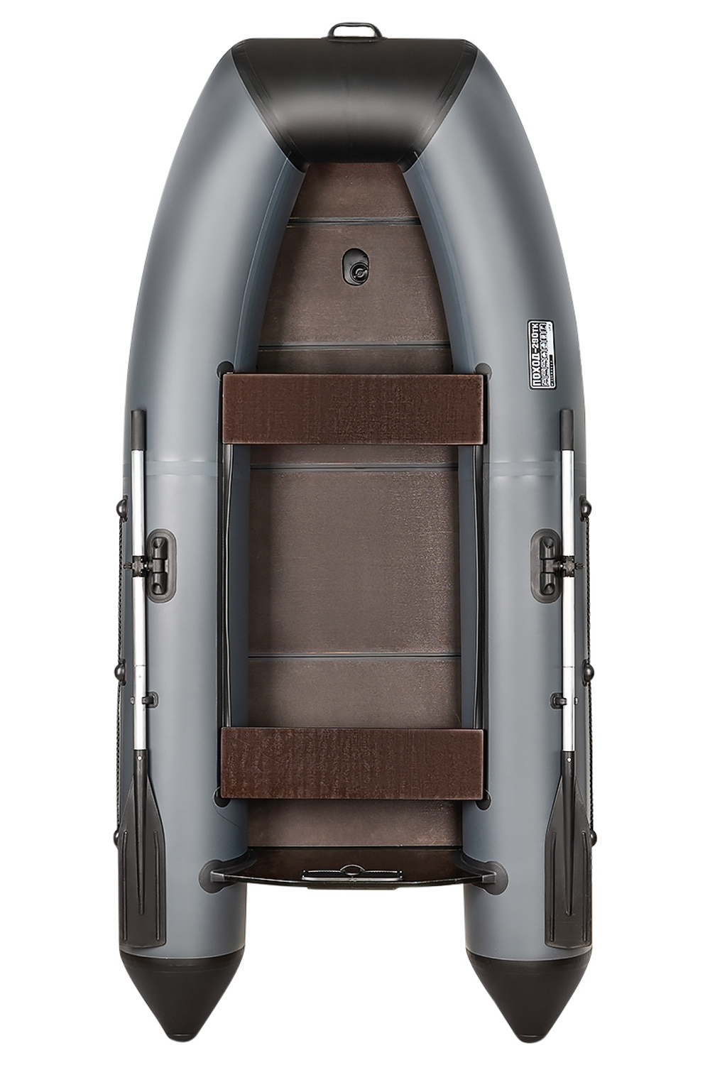 Поход 290TK серый + BST 36 L (комплект лодка + электромотор)