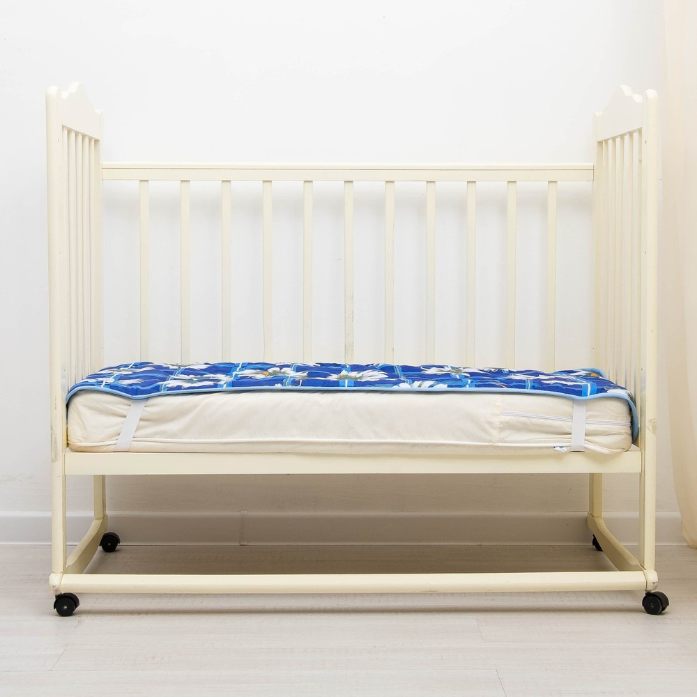 Наматрасник на резинке (синтепон) 60*140 микрофибра, Адель