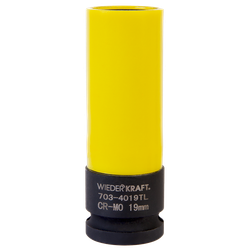 WDK-703-4019L Головка торцевая ударная тонкостенная 1/2", 6 граней, 19 мм