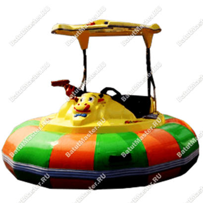 Электрическая бамперная лодка «Коровка 2» на часовом механизме, без мишени и пистолета