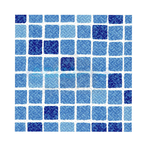Пленка ПВХ Elbtal Supra Non-Slip Blue Mosaic 1,9мм 10х1,65м (2001239)