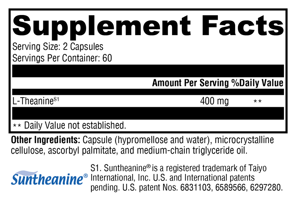 L-Theanine 120 Capsules