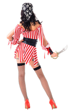 Костюм Морской разбойницы SM (42-44) (Цвет: красный с белым)