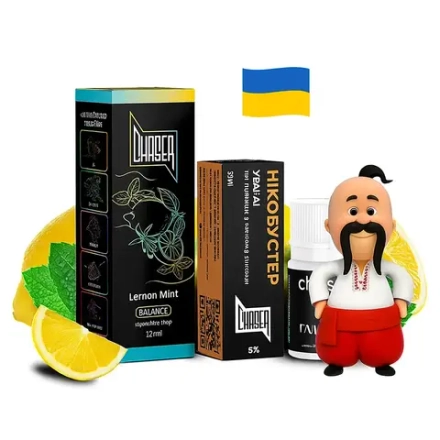 Chaser BLACK - Lemon Mint (30ml, 5% nic)
